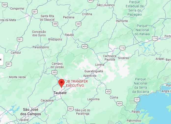 Mapa da localização JB Transfer Executivo